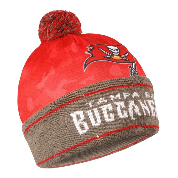 "Tampa Bay Buccaneers Camo Light-Up Knit Beanie" - Picture 1 of 6